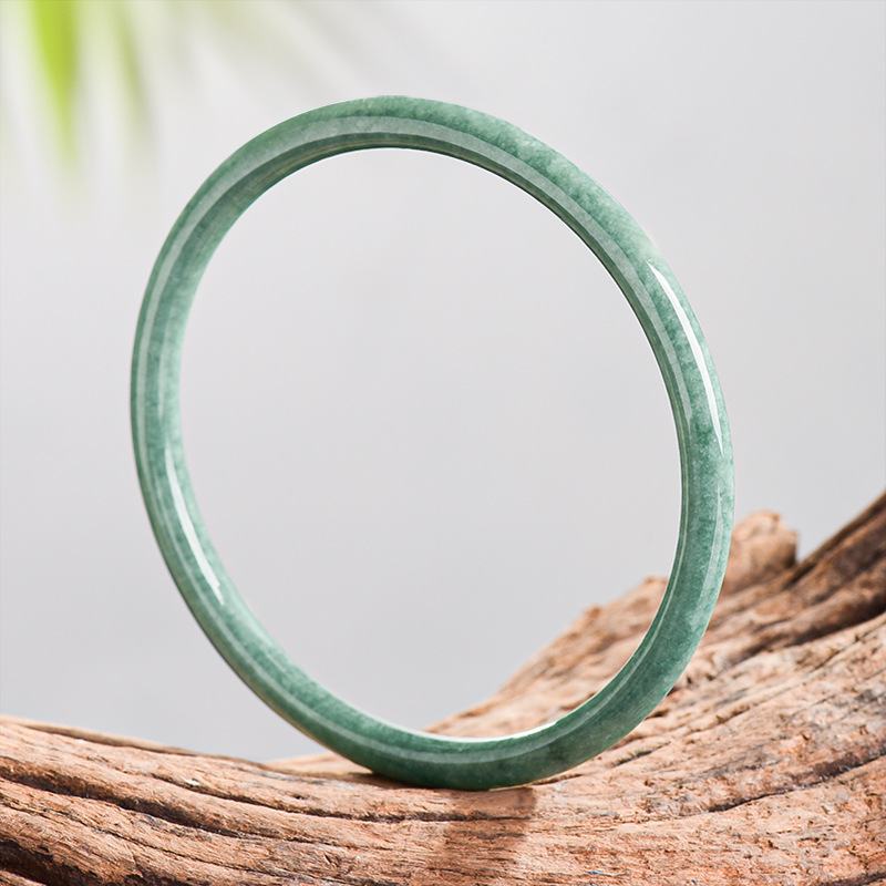 Women Fashion Designer - Natural Burmese Jadeite Bracelet Bangle Real