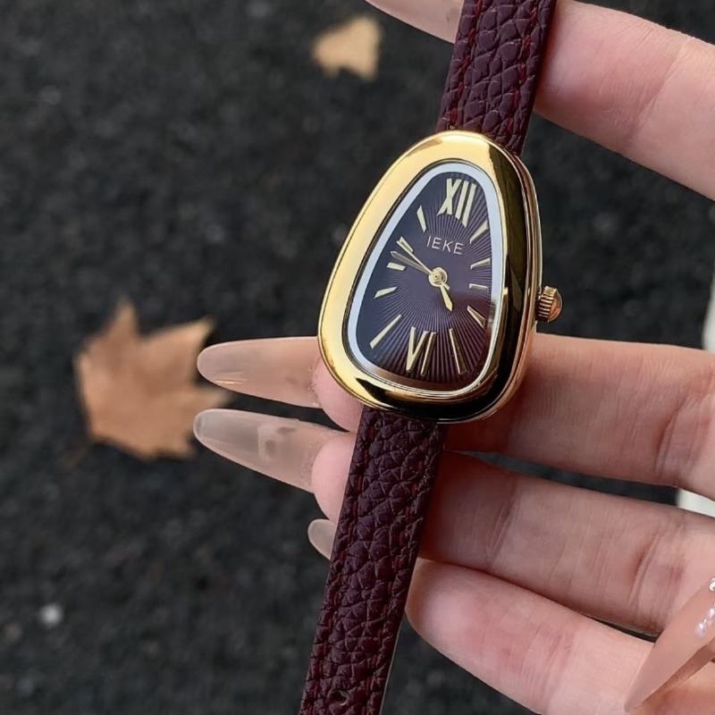 Fashion Women Watches - LEKE Ankola Red Vintage Fashion Snakehead