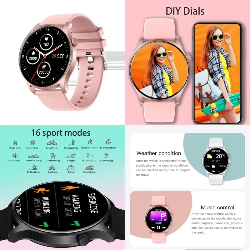 Fashion Women Watches - SENBONO MAX8 Men Smart Watch Women