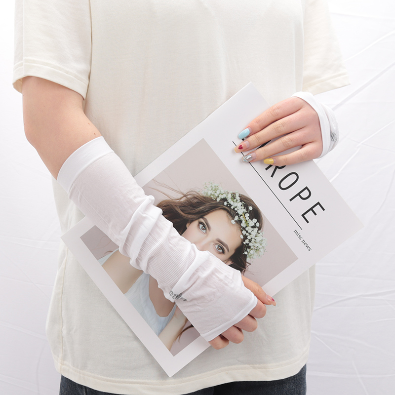 New Ice Silk Sleeve Sunscreen  - đánh giá và giá Women'S Fashion Gloves