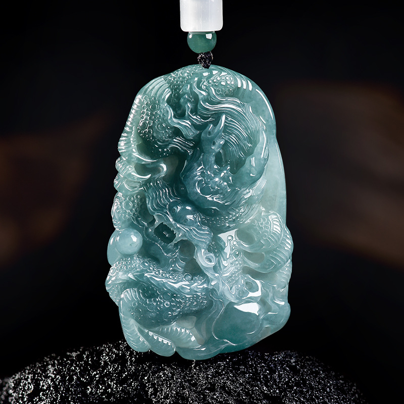 Natural Burmese Jadeite Dragon - đánh giá và giá Women Fashion Designer
