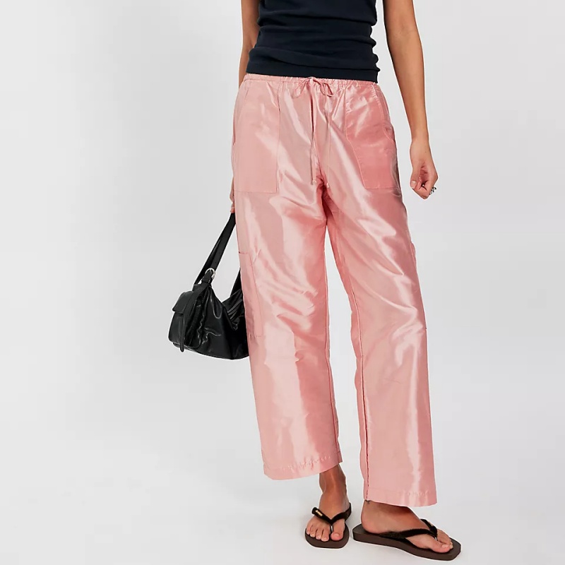 Women Y2K Metallic Shiny Cargo - đánh giá và giá Women'S Fashion Utility Pants