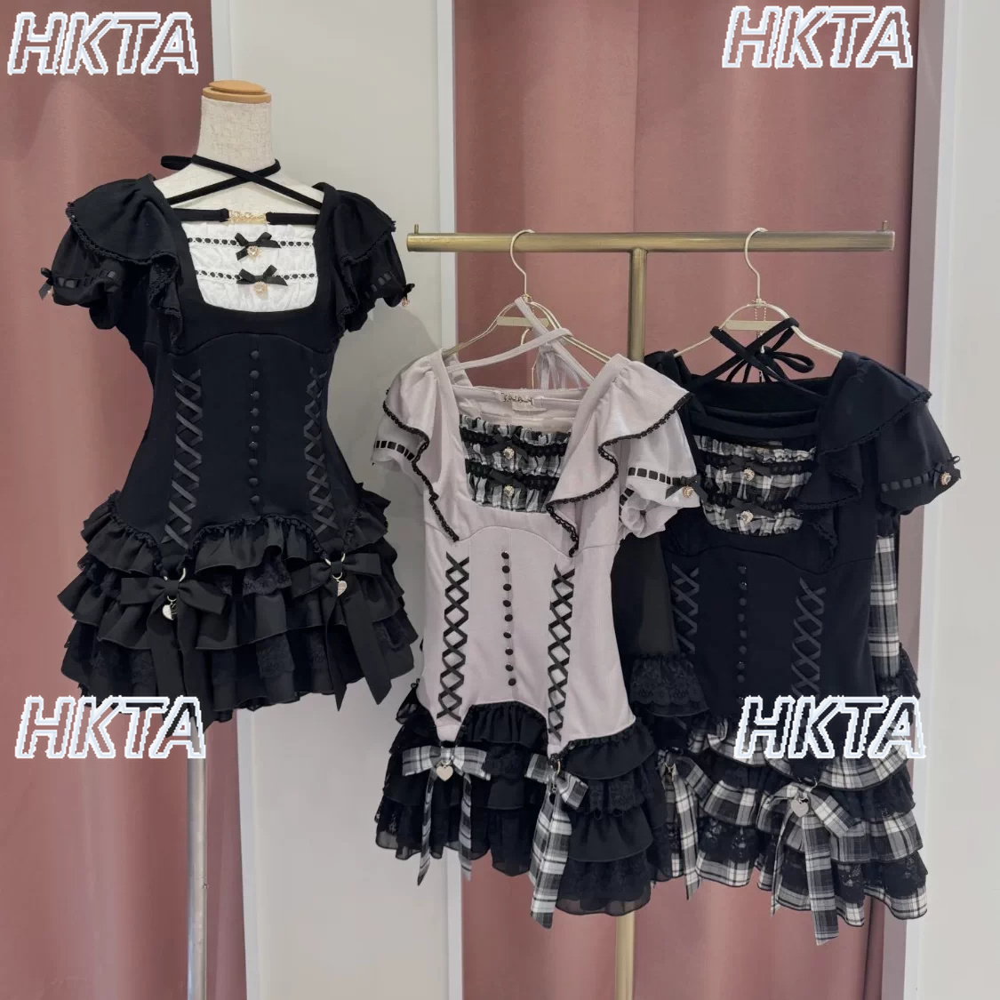 Liz Japanese Sweet Fairy Ruffl - đánh giá và giá Ruched Dress Mini