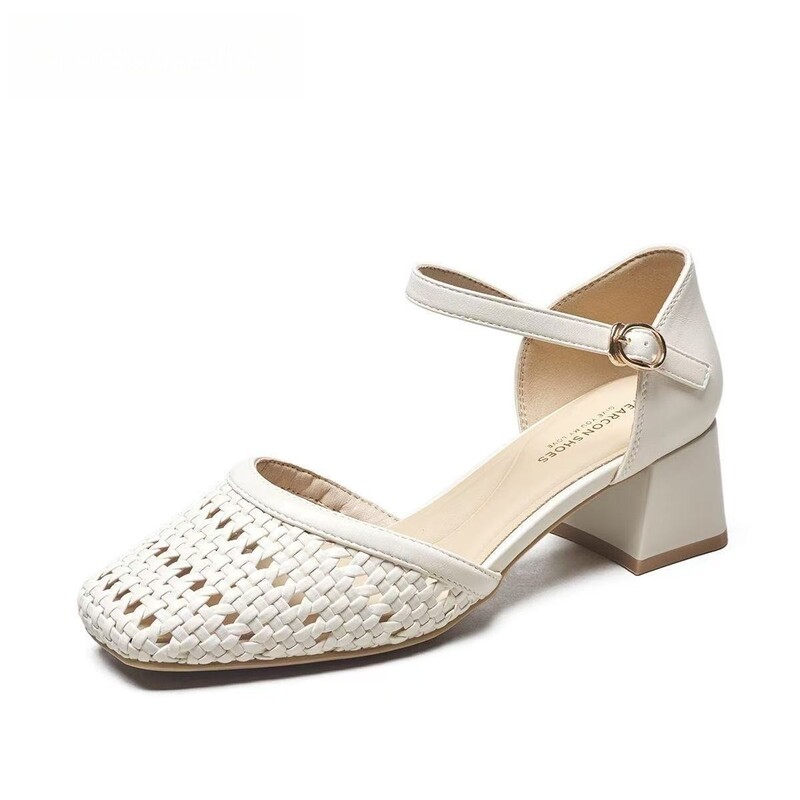 Fashion Woven Hollow Chunky Ro - đánh giá và giá Women Fashion Brand