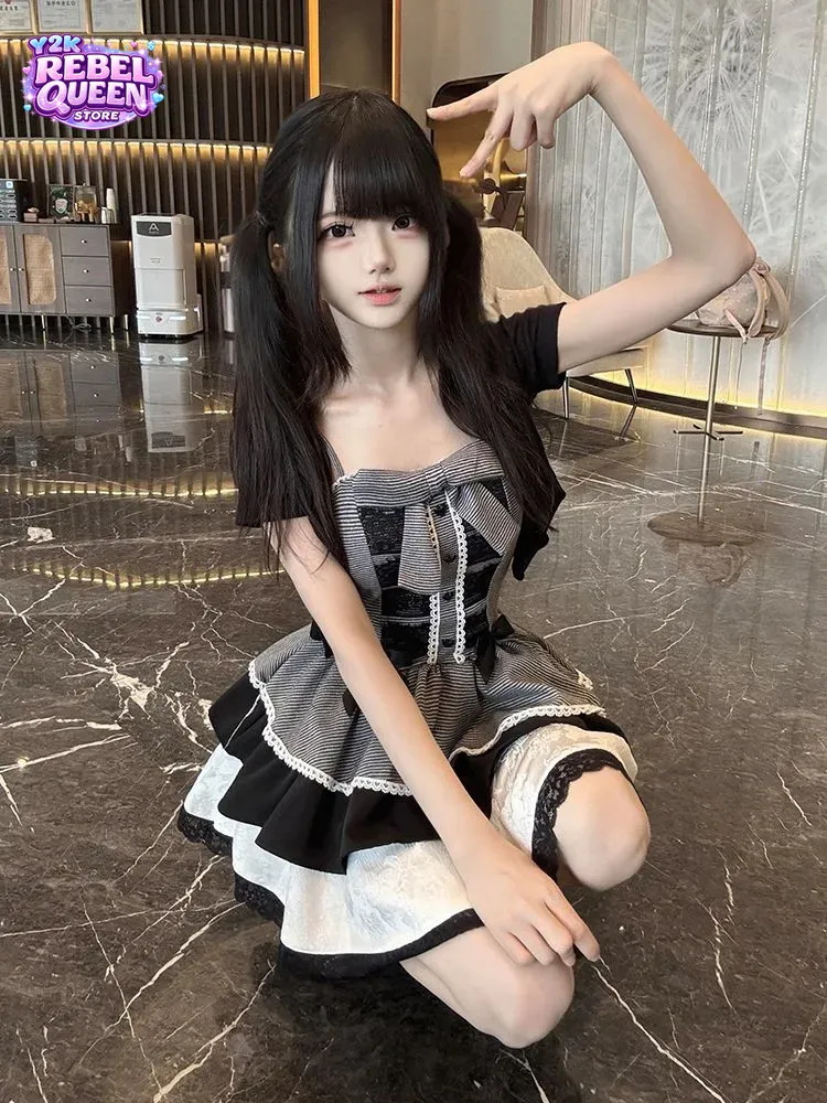 Coquette Sweet Y2K Camisole Dr - đánh giá và giá Ruched Dress Mini