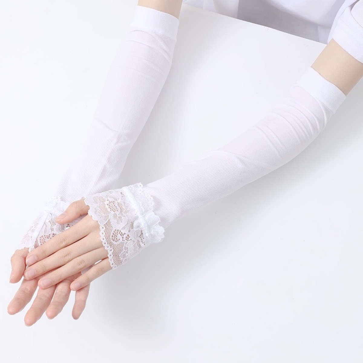 Women Long Elastic Arm Sleeve  - đánh giá và giá Women'S Fashion Gloves