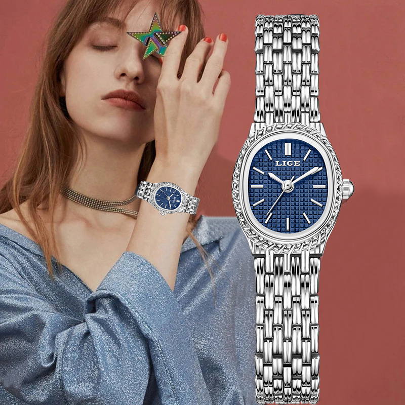LIGE Fashion Luxury Quartz Wom - đánh giá và giá Fashion Women Watches