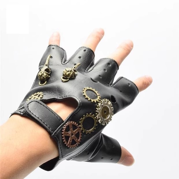 Steampunk PU Leather Fingerles - đánh giá và giá Women'S Fashion Gloves