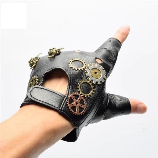 Steampunk PU Leather Fingerles - đánh giá và giá Women'S Fashion Gloves