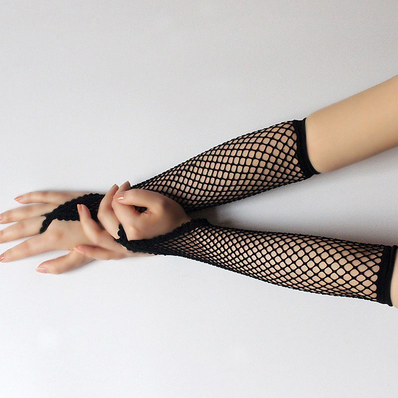 Phụ Nữ Dài Đen Fishnet Găng Ta - đánh giá và giá Women'S Fashion Gloves