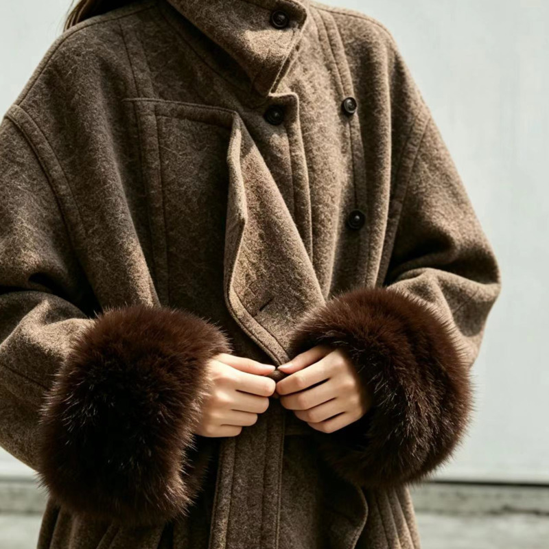 Ladies fox fur Arm Warmers Set - đánh giá và giá Women'S Fashion Gloves
