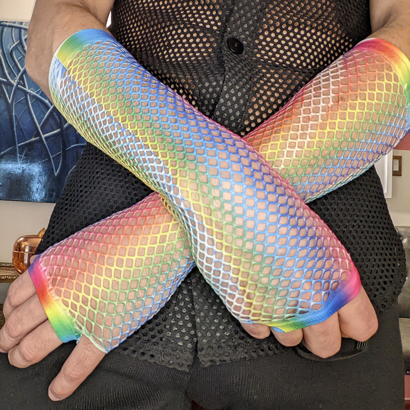 1 Pair Women Long Fishnet Net  - đánh giá và giá Women'S Fashion Gloves