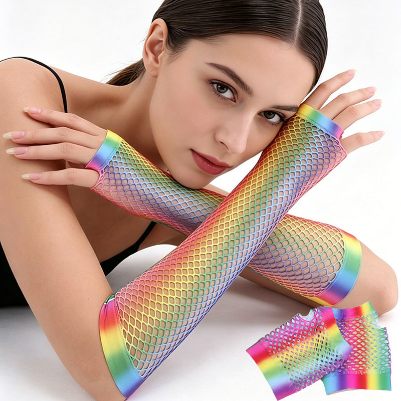 1 Pair Women Long Fishnet Net  - đánh giá và giá Women'S Fashion Gloves