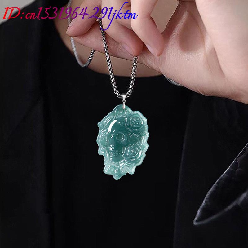 Natural Burmese Jadeite Skull  - đánh giá và giá Women Fashion Designer