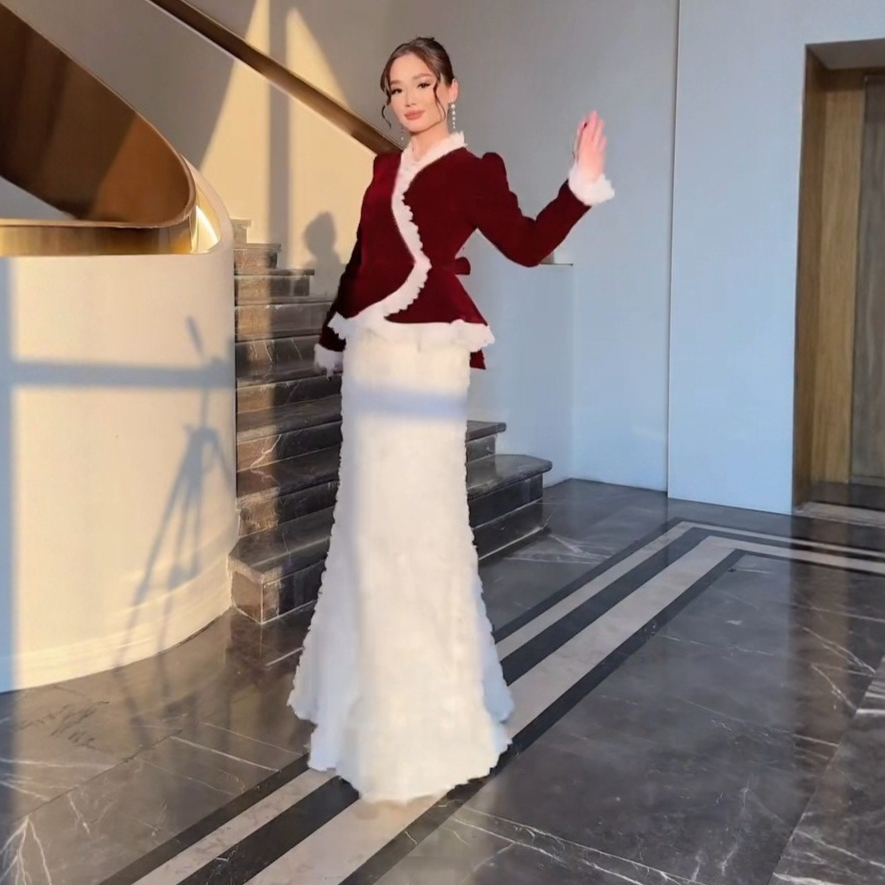 Skirt Suit Women 2 Piece Sets  - đánh giá và giá Women'S Fashion Long Coat