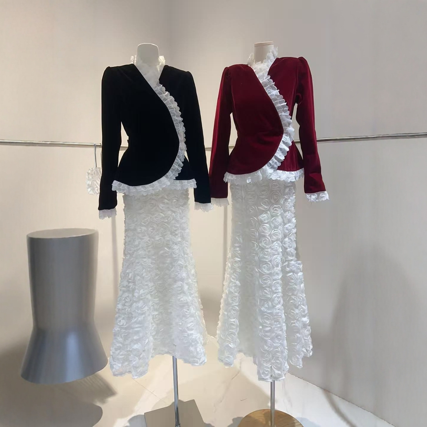 Skirt Suit Women 2 Piece Sets  - đánh giá và giá Women'S Fashion Long Coat